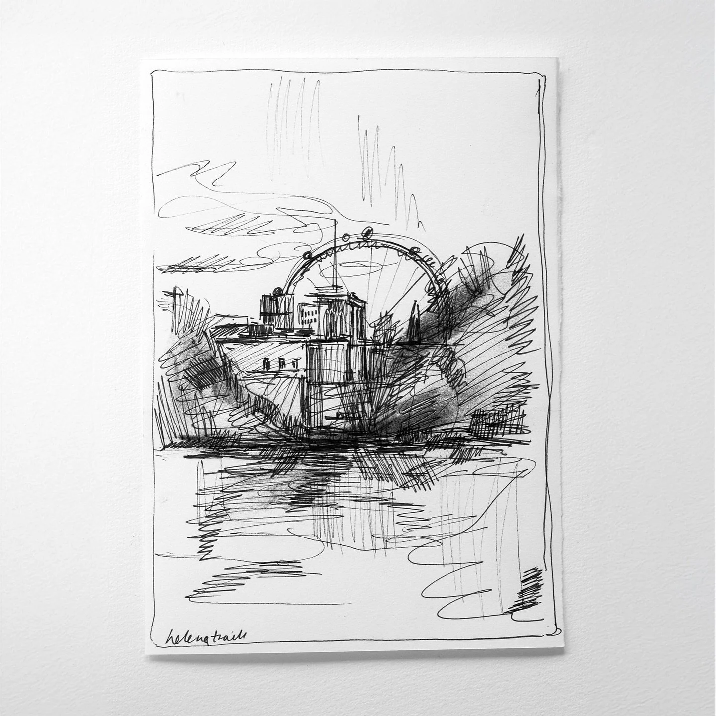 RSA London Series, Sketch 3 of 4, St James&rsquo; Park London 
2025
Pen and Charcoal on Paper
21 x 15 cm

On display at the @rsahouse until tomorrow! Then for sale as part of my November Studio Sale - more on that soon or DM for details. 

#Artist #E