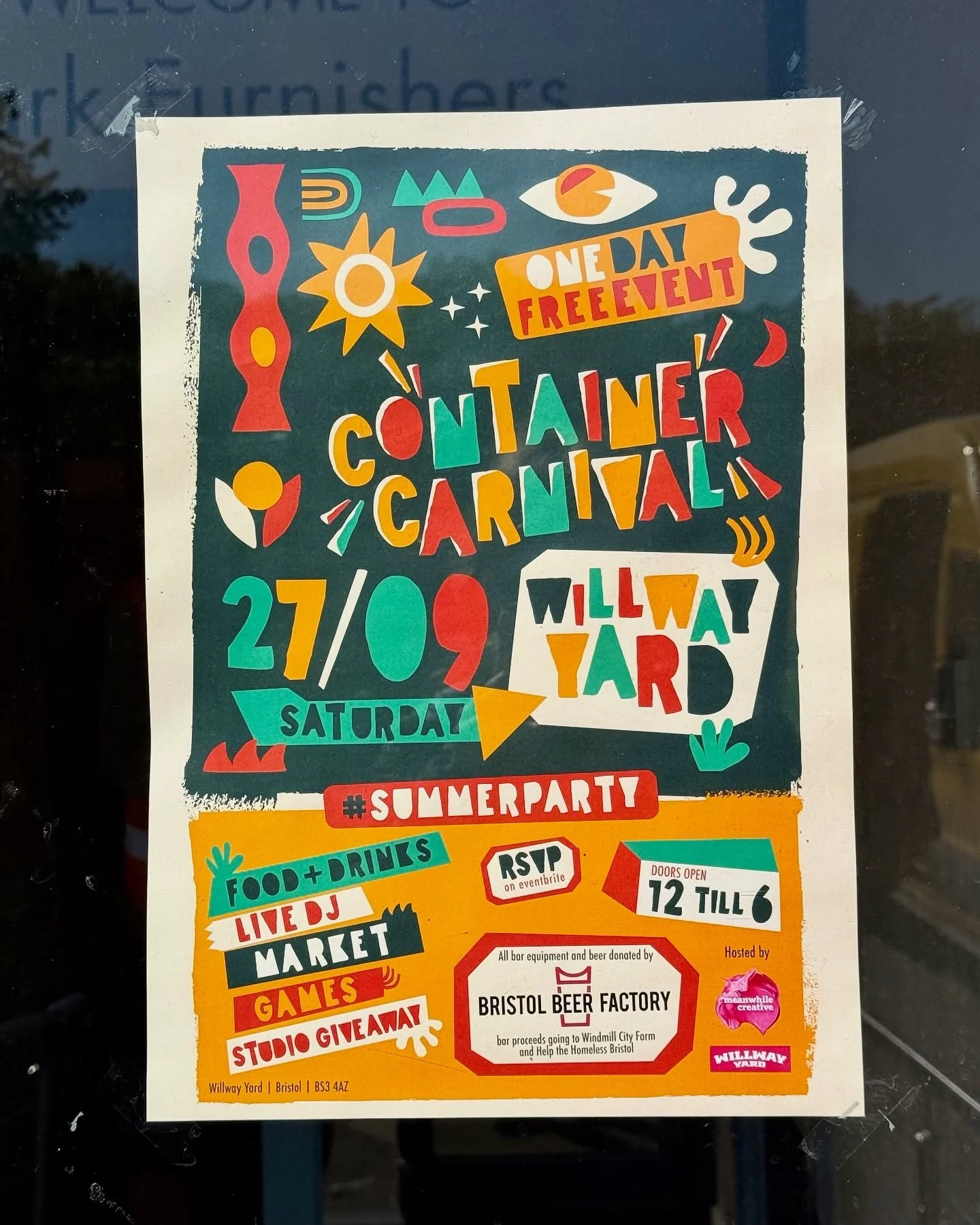 My first Bristol event! 🎨

This month I moved into my first private studio at @willwayyard and this Saturday (27th September 12-6) there&rsquo;s the Container Carnival! 🎉 

I&rsquo;ll be there with my artwork on display, along with lots of other cr