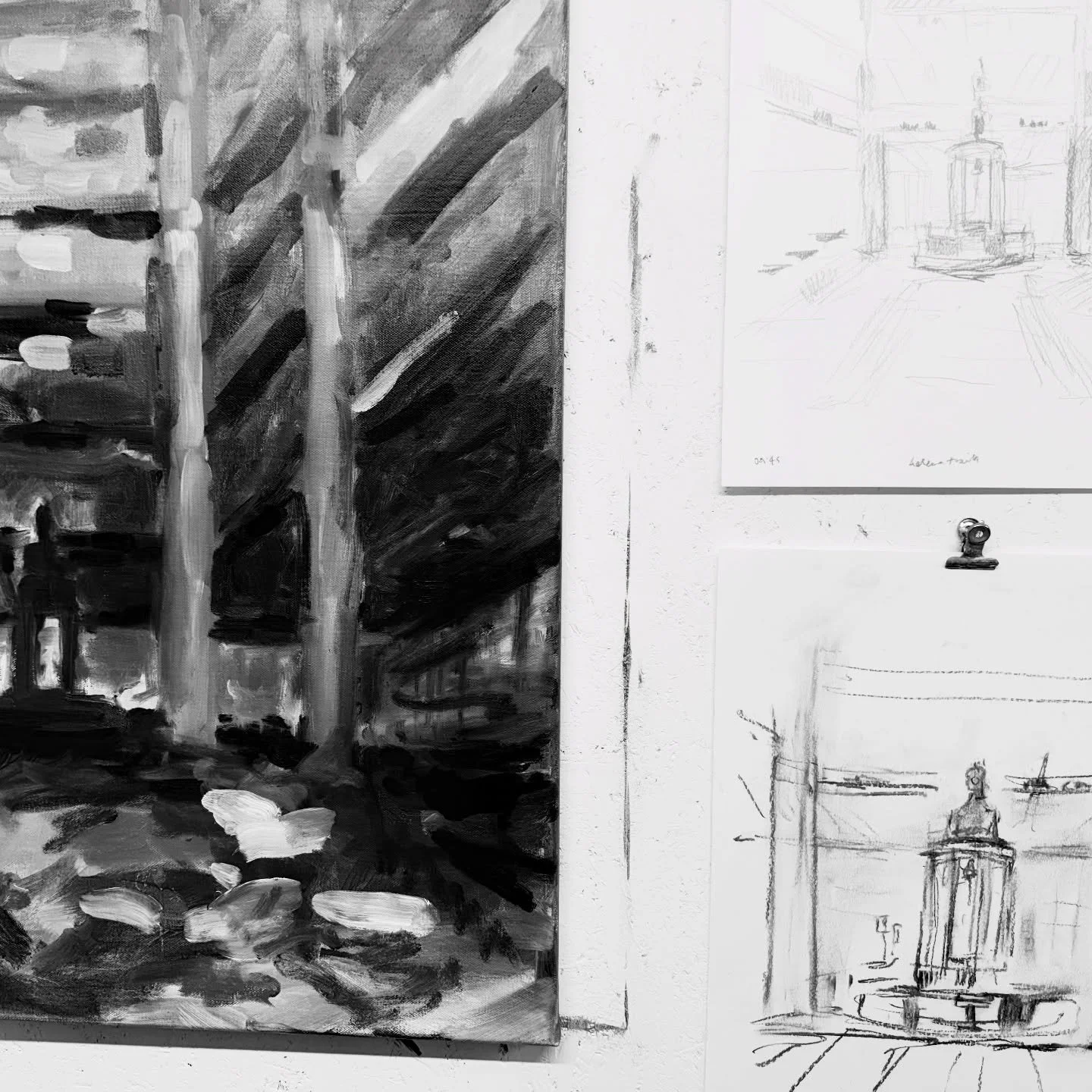 Life lately, research and restoration&hellip;

Bristol studio work in progress

@restandwild.co with Bernard 

Back to school speaking about my creative career and thanked with paintbrush flowers from @curtingemma 

Surrey home walks

London dinners 