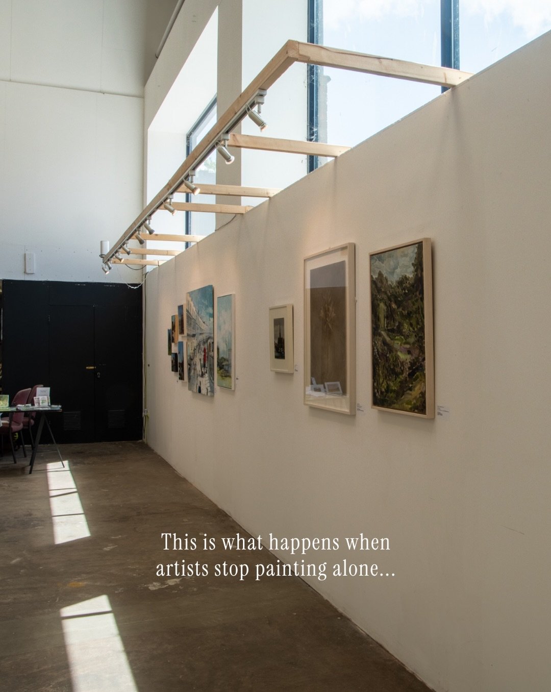 What began as a small group of artists painting outdoors together has grown beyond anything I expected. Seeing nearly 100 paintings by more than 50 talented artists gathered in one place is a wonderful reminder of the creativity, generosity and commu