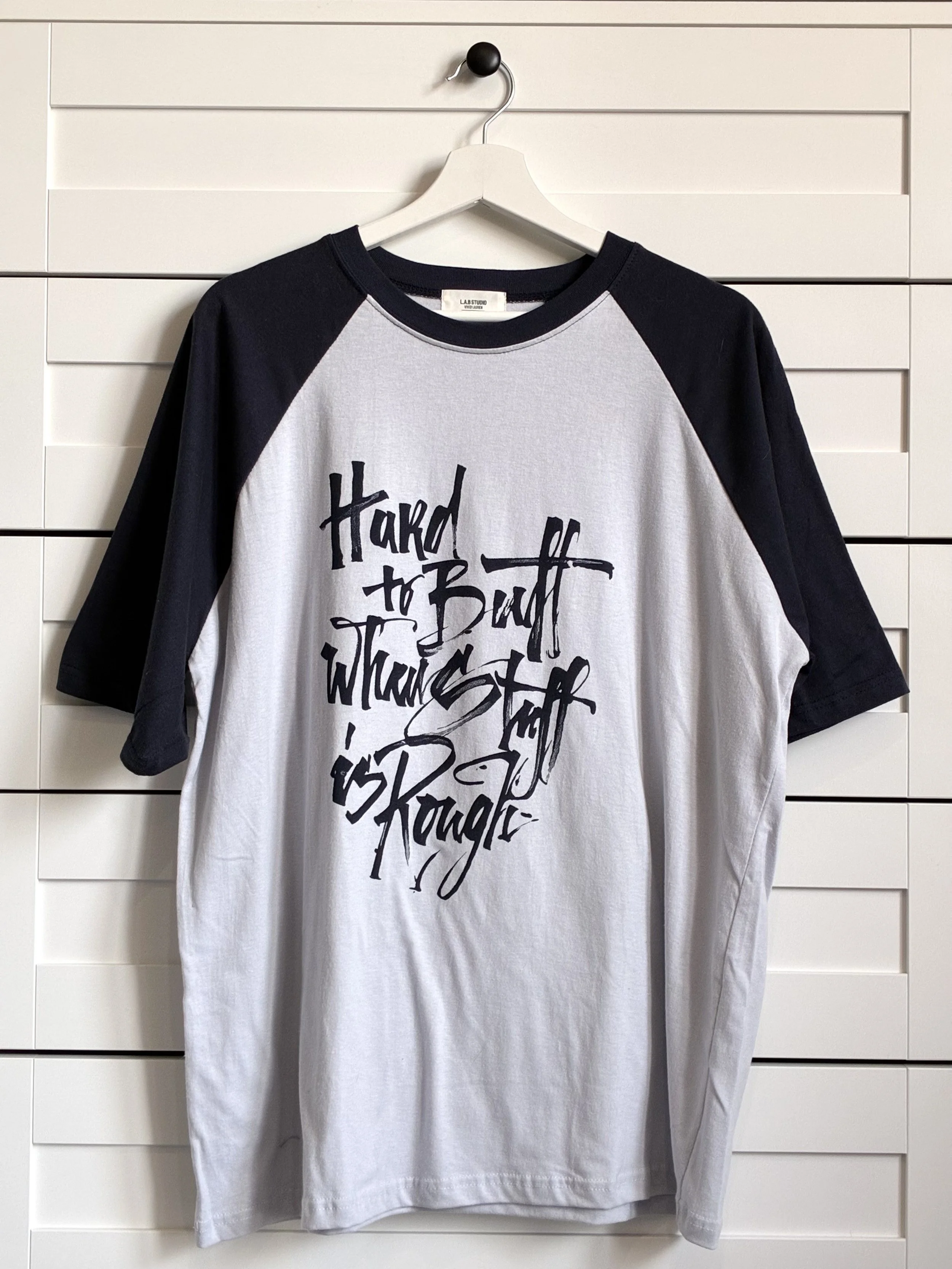 Oversize bavlnený raglánový top