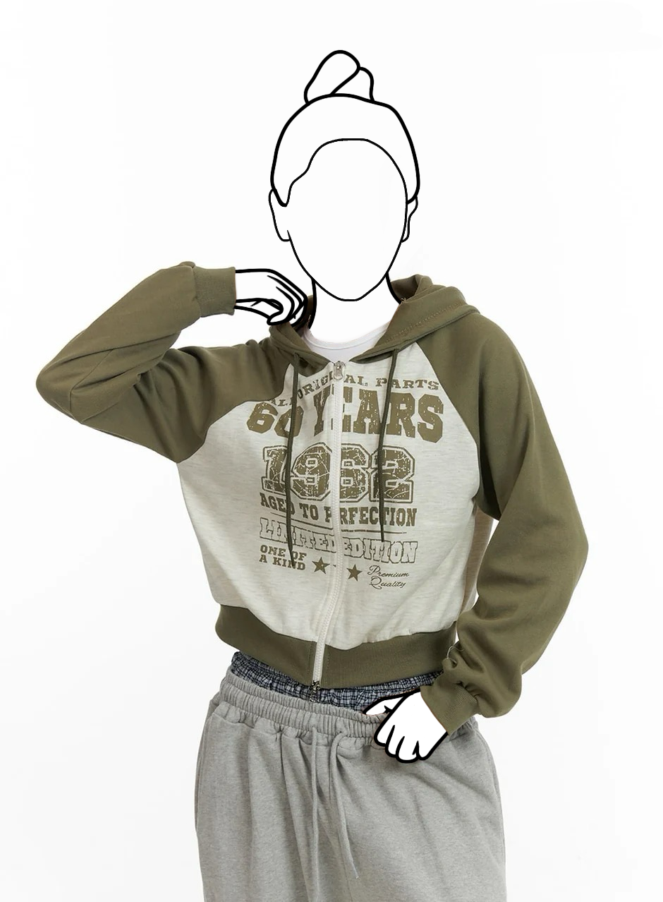 Štýlová varsity mikina na zips s kapucňou