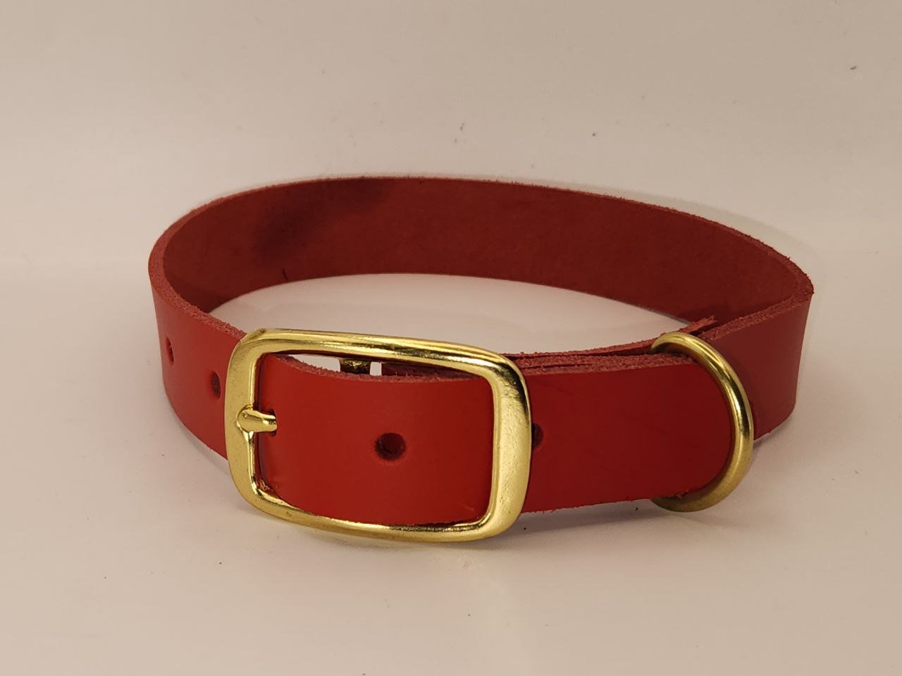 Leather Collar (Red)