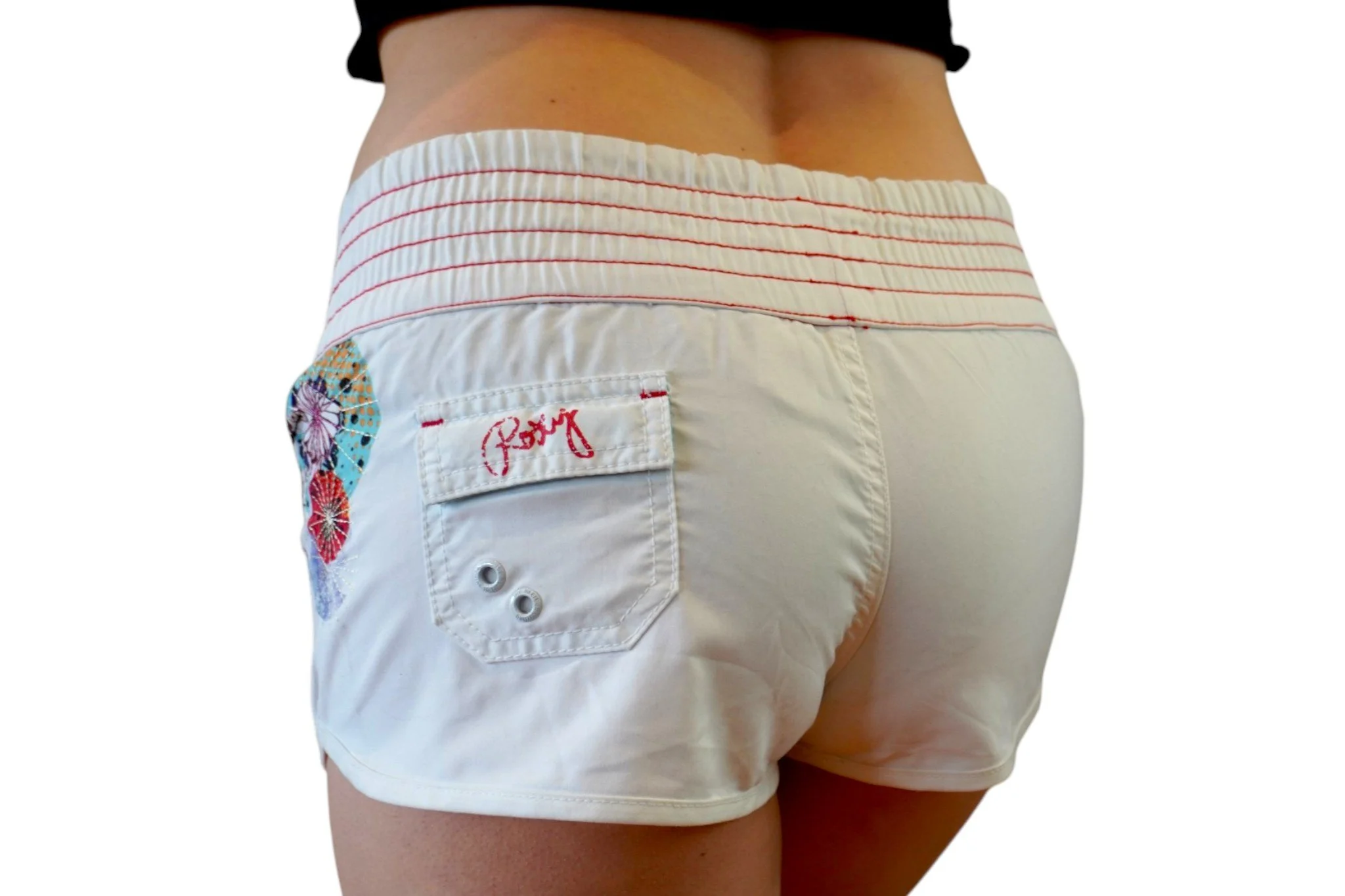 y2k roxy mini shorts