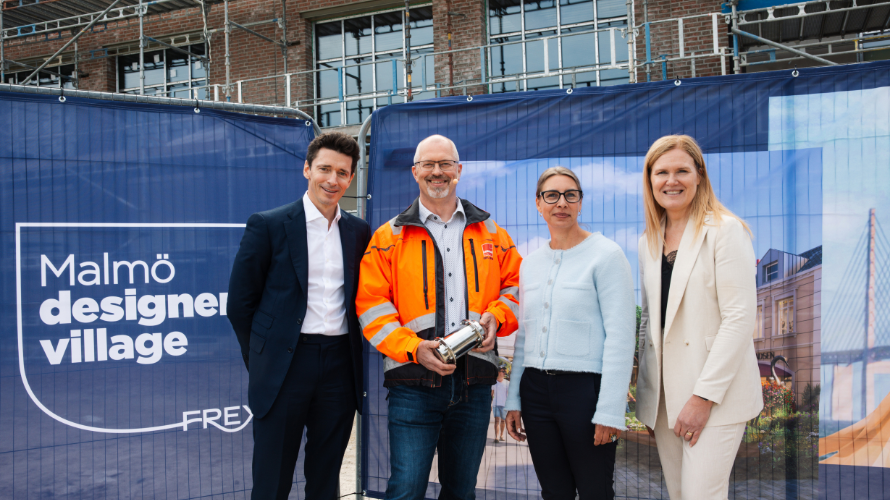 Malmö Designer Village Celebrates Topping Out Ceremony