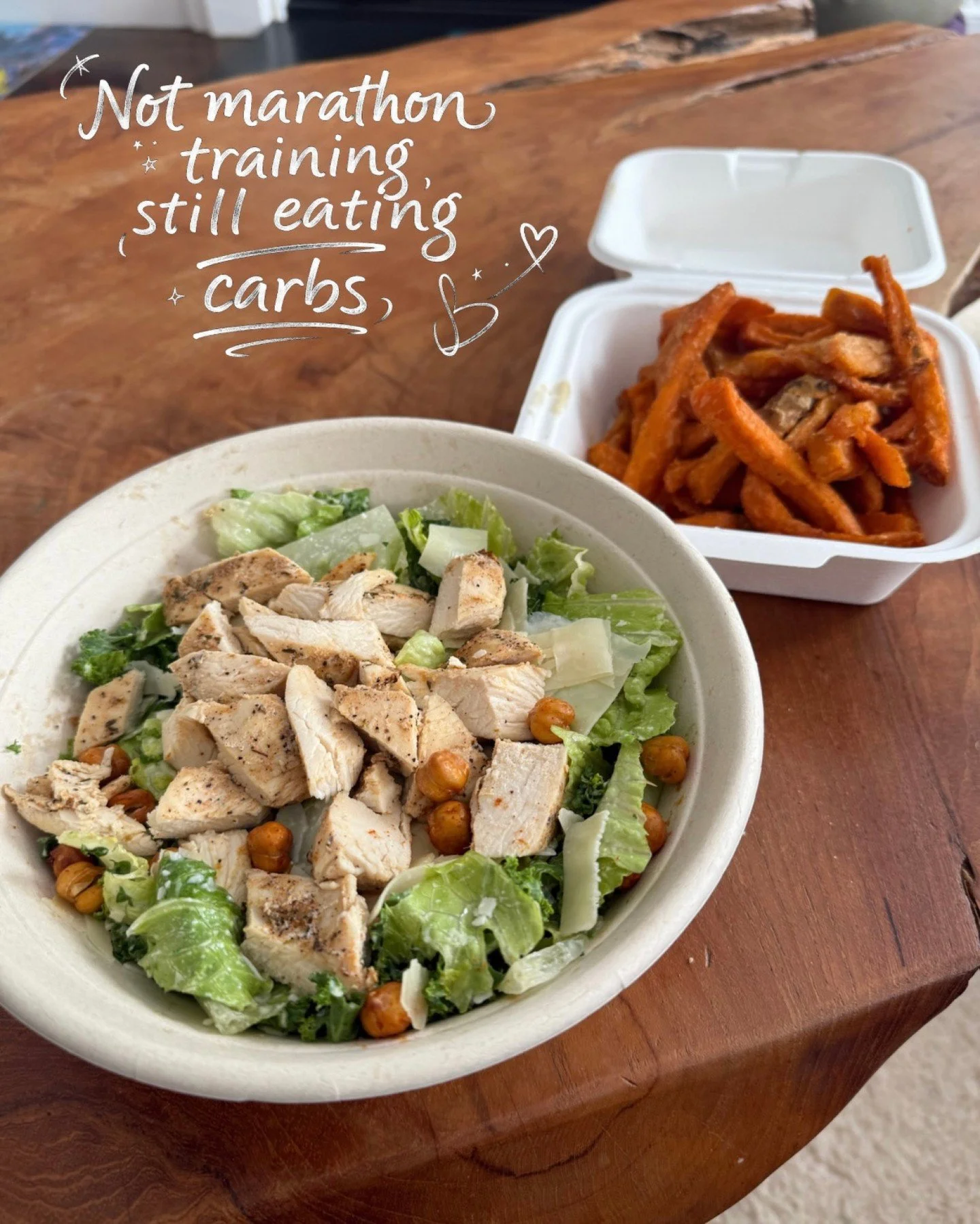 Sometimes the most radical act of recovery is eating the fries just because you want them. 🍟
Not because you “earned it.”
Not because you “hit your macros.”
Not because you “ran enough miles.”
Just… becau