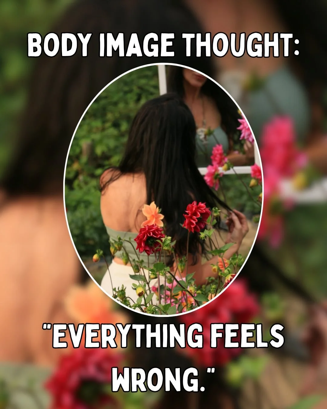 Sometimes body image narrows our focus until one thing feels like the entire story.

A number.
A comparison.
A bad body image day.

But when we zoom out, we often see something different.

A life that&rsquo;s actually pretty full.

Healing sometimes 