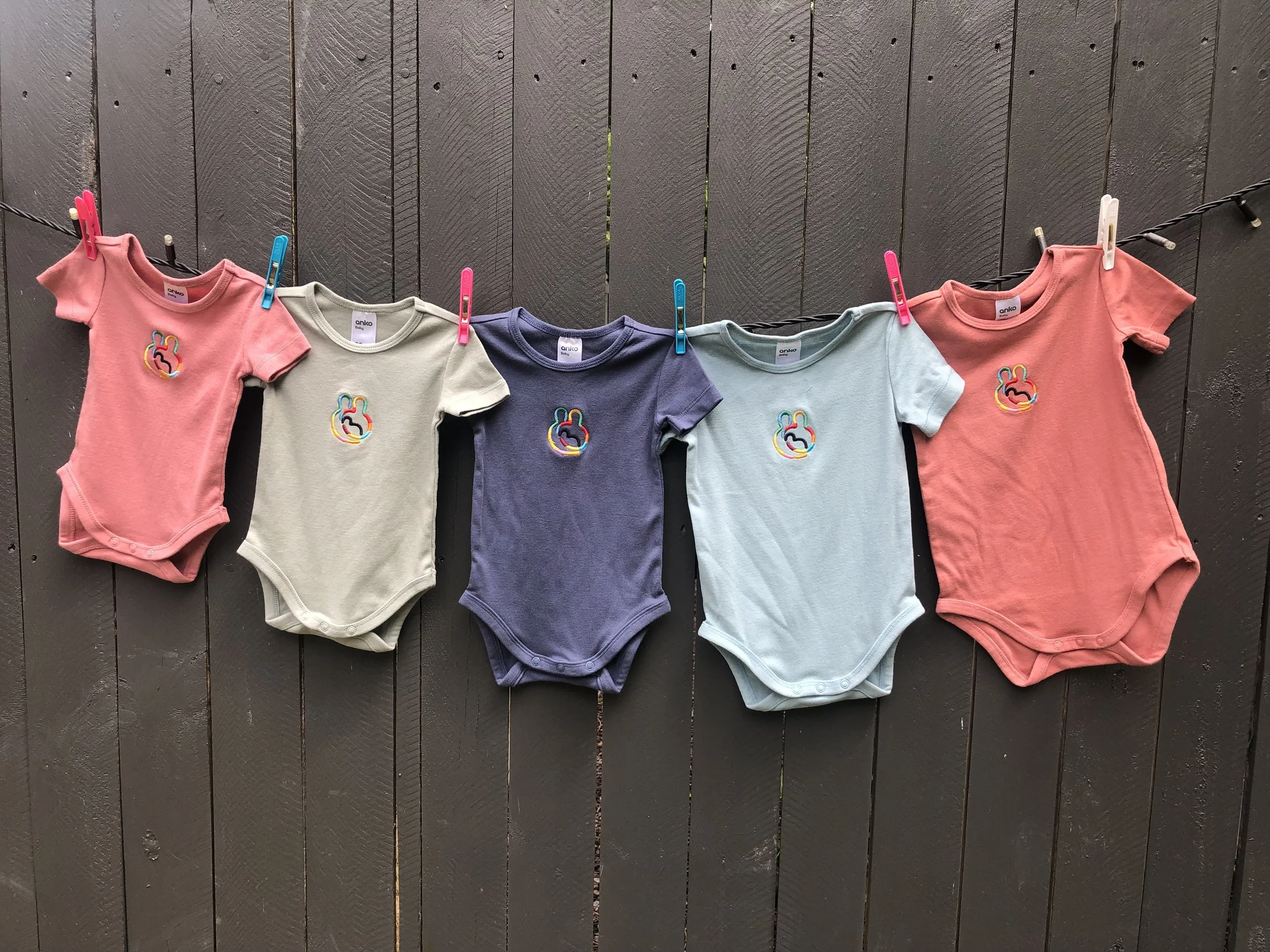 Clothes on a hanger