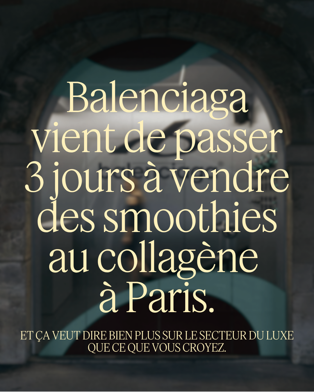 Le wellness a infiltré le luxe et on vient d'avoir la confirmation pendant la Fashion Week.