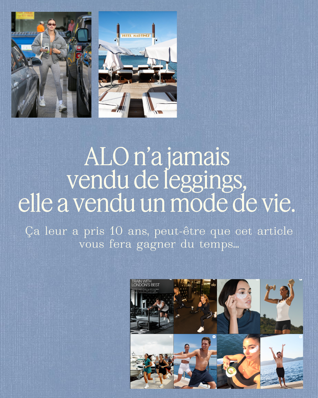 Alo n’a jamais vendu de leggings, mais un mode de vie. Et c’est ça qui fait son succès.