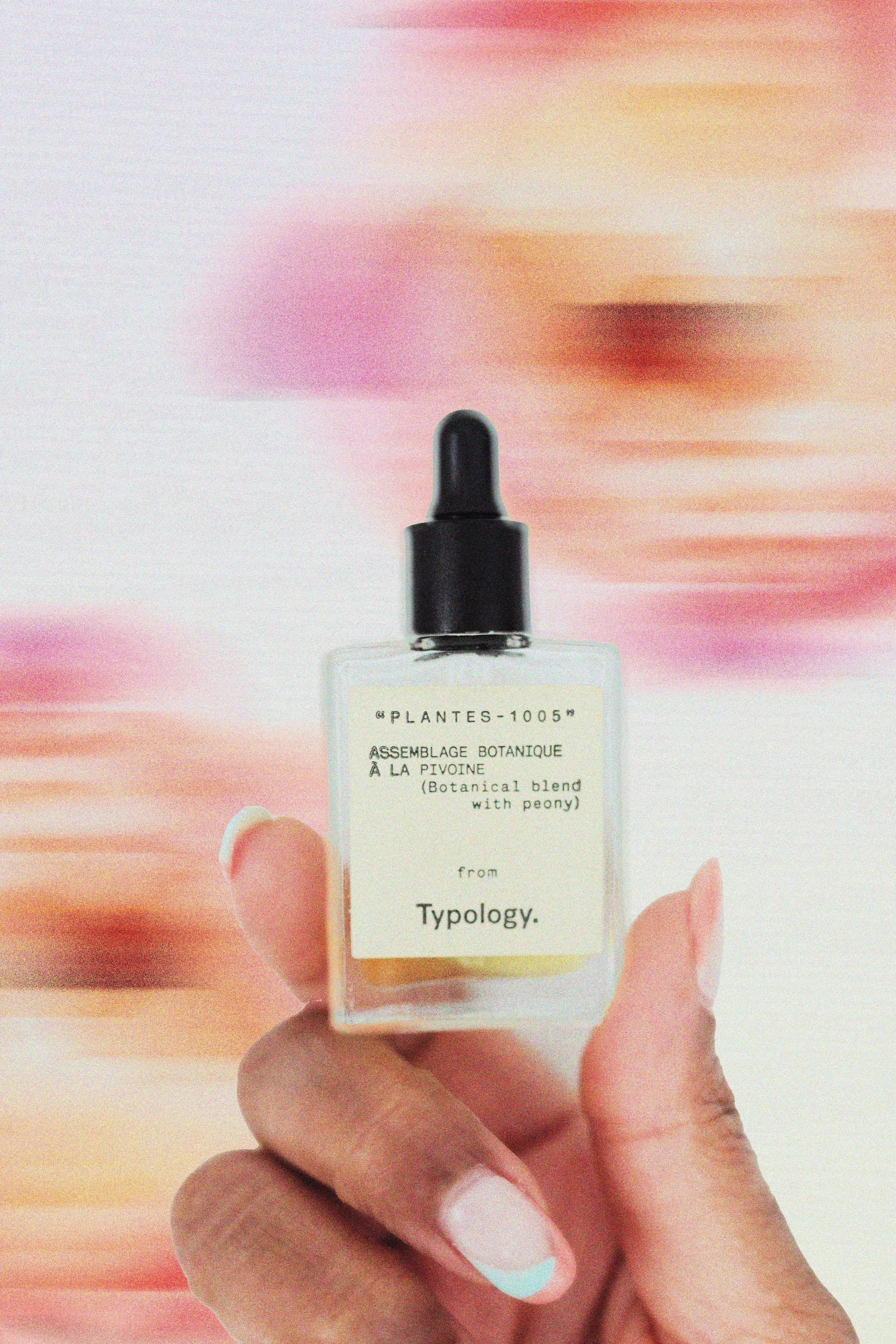 Direction artistique d'un shooting pour un produit skincare de la marque Typology