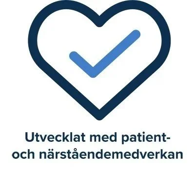 Patientavtrycket - en symbol och arbetssätt framtaget av Helena Palmgren och PNR på Capio S:t Görans sjukhus för positiv utveckling av vården.