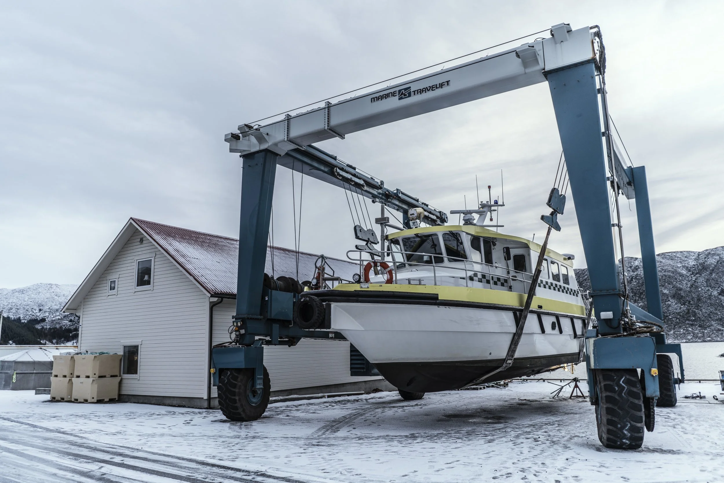 Ny lift med 100 tonns kapasitet