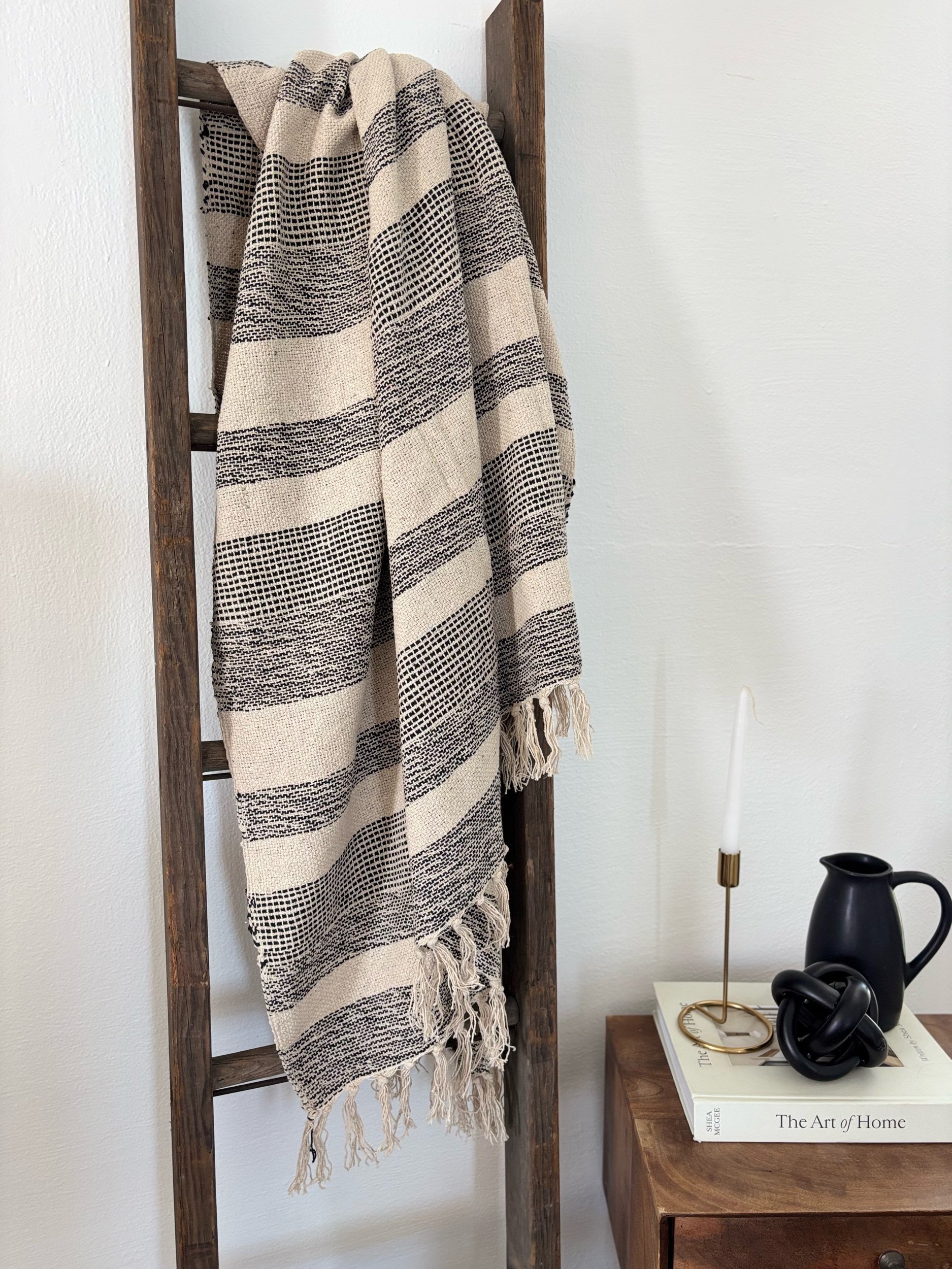 Striped Throw Blanket