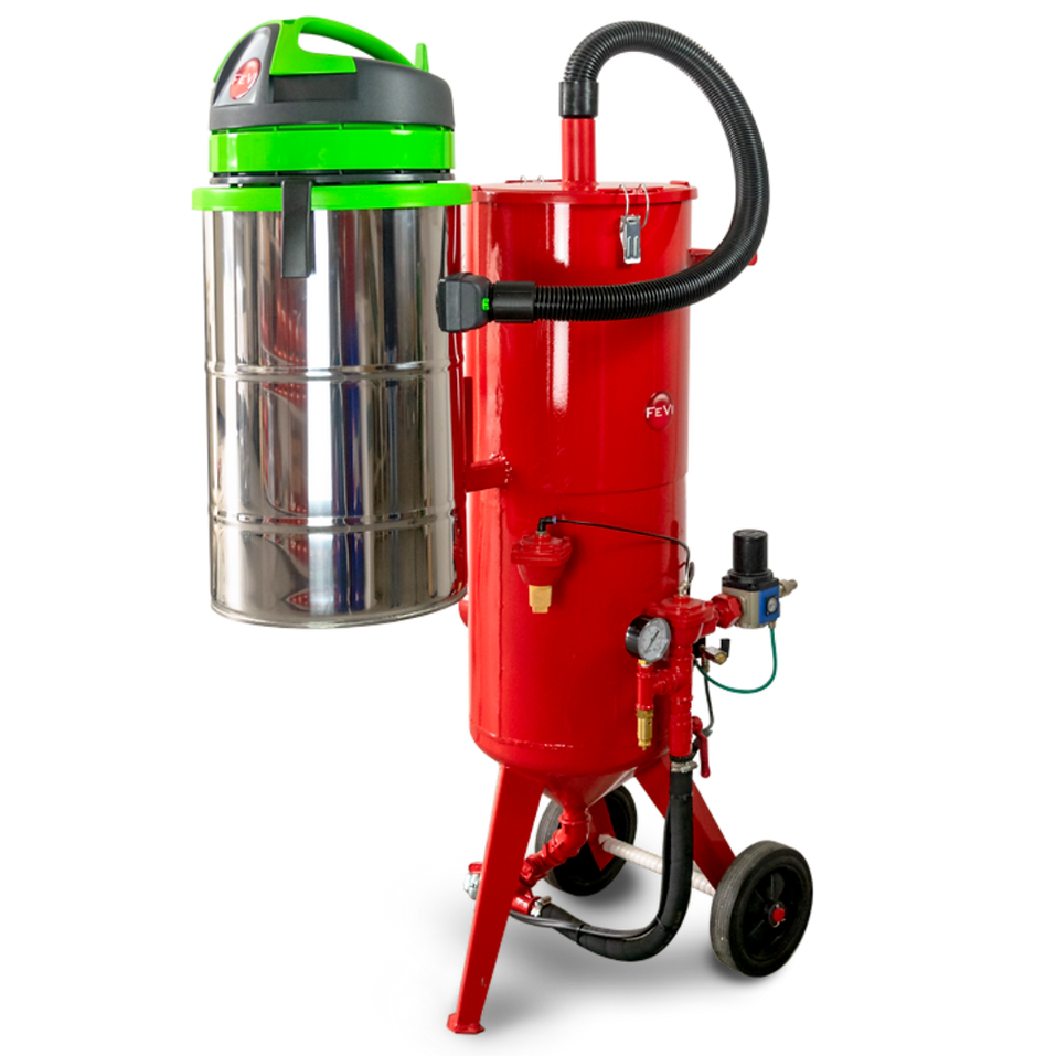 FEVI Pressure Base – Abrasive Recovery Sandblasting Machine