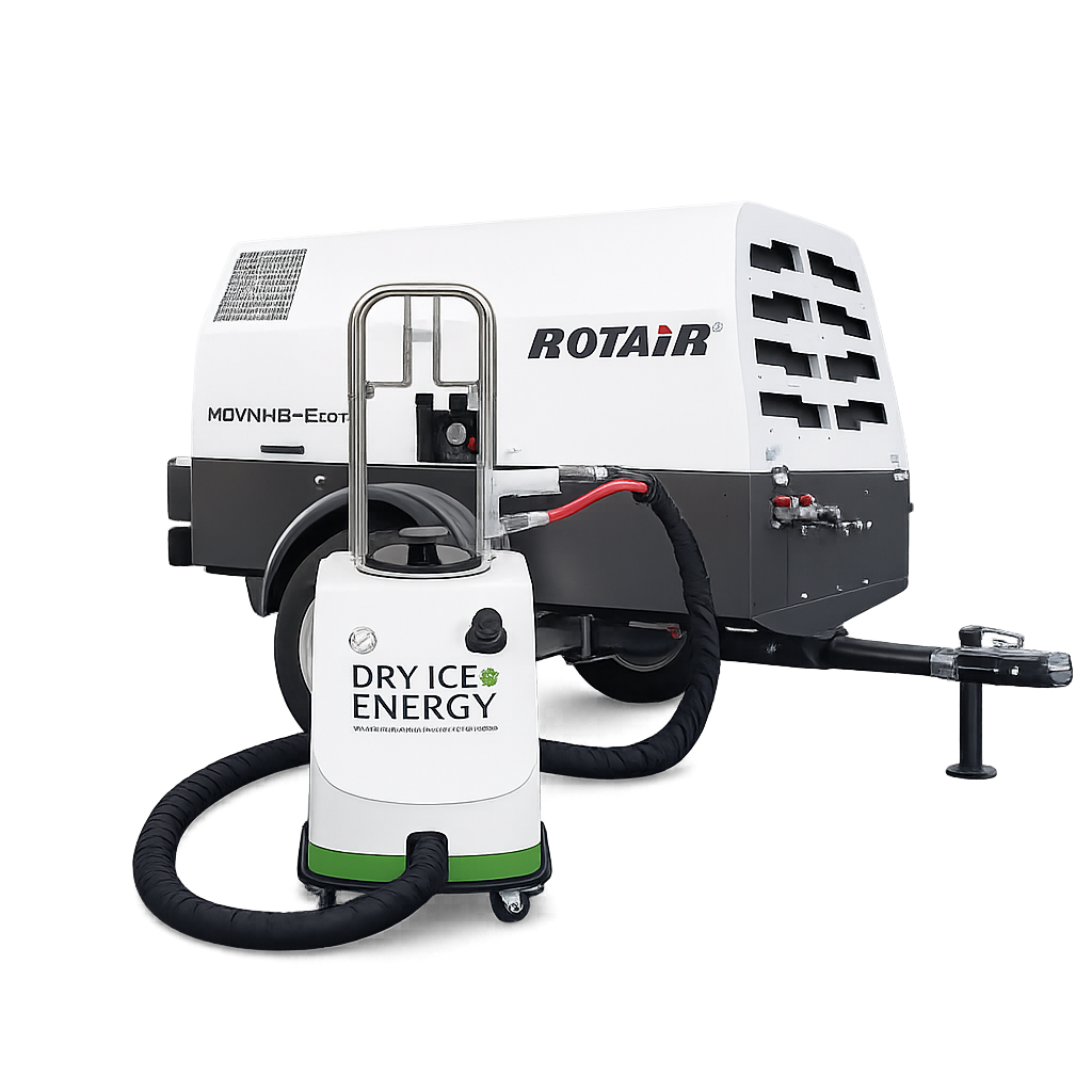 Champ Turbo Pro & MDVN 46 Dry Ice Blasting Package