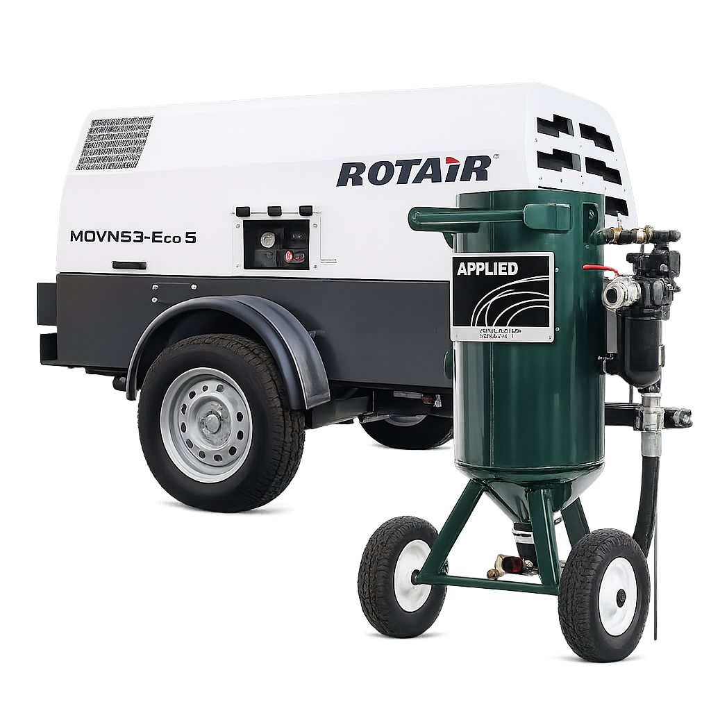 Applied 100 Litre Shot Blasting Machine & MDVN 53 Blasting Package