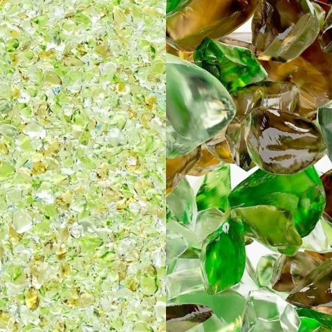 Mixed Pallet - Fine and Course Recycled Glass Abrasive - 25kg bags