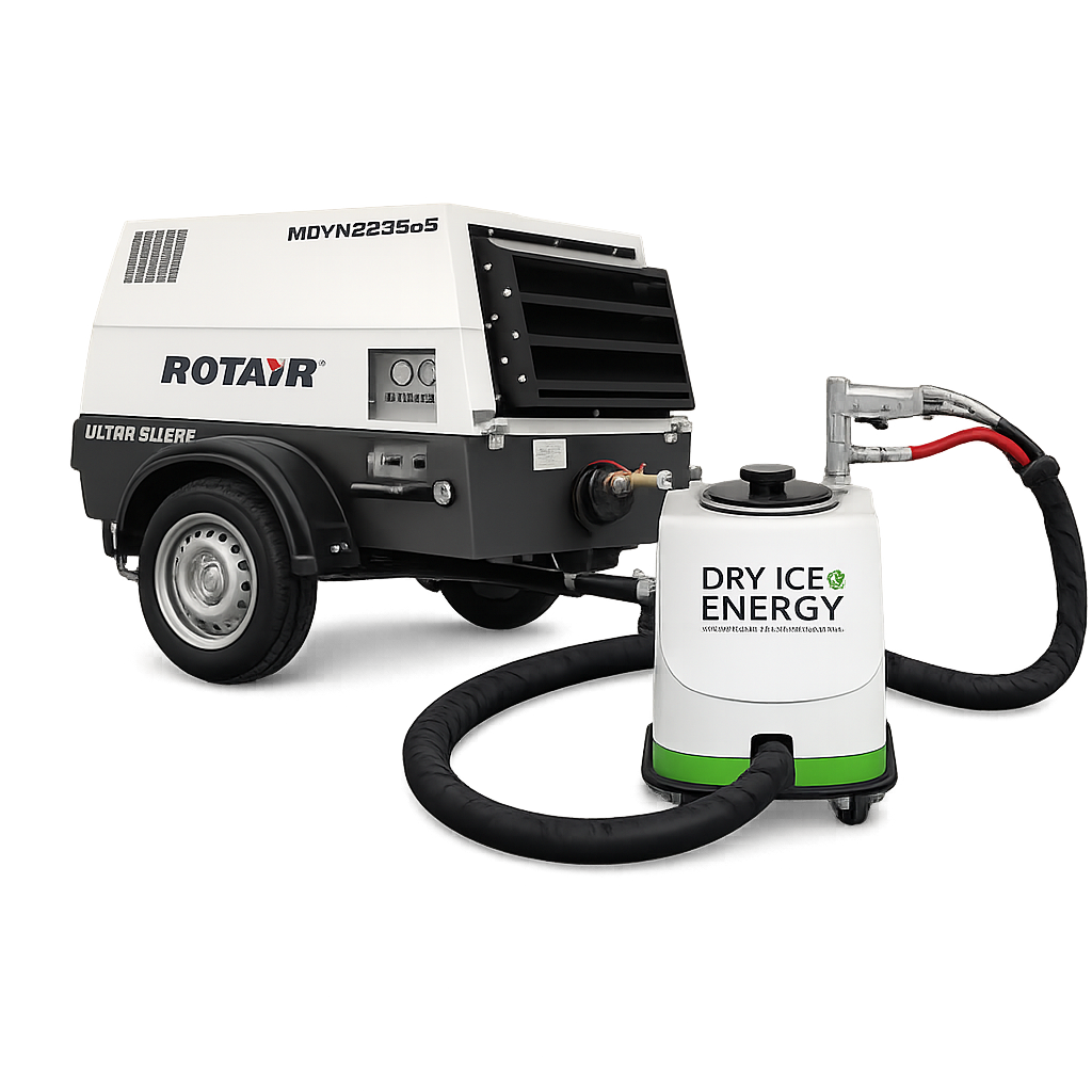 Champ Turbo & MDVN 22K Dry Ice Blasting Package