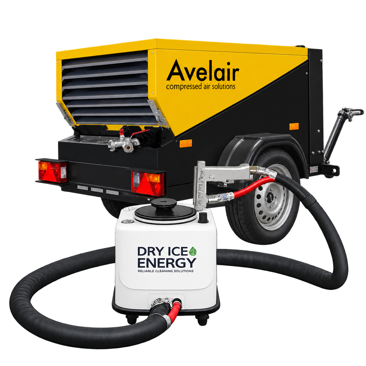 Dry ice machine with Avelair compressor.png