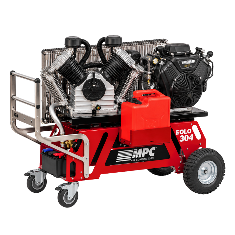 MPC EOLO 304 Portable Petrol Air Compressor – 92 CFM