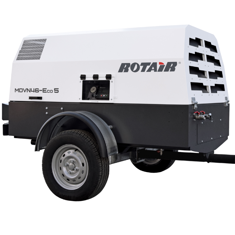 Rotair MDVN 30 Mobile Diesel Air Compressor - 104 CFM — CoolBlast