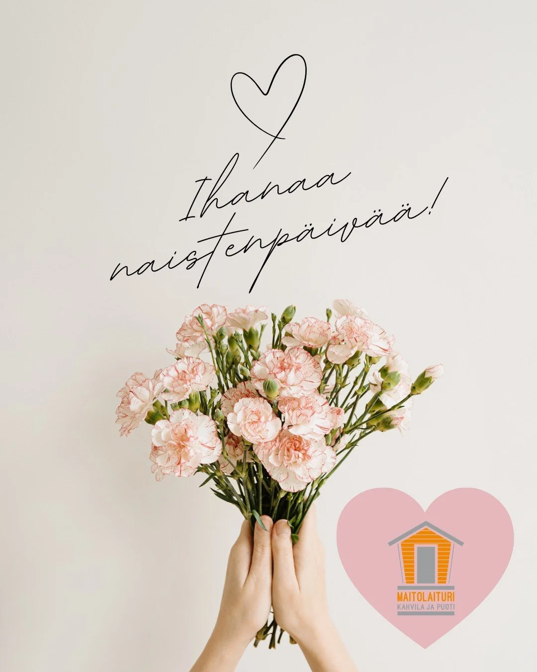 Oikein ihanaa ja rentouttavaa naistenp&auml;iv&auml;&auml; kaikille upeille naisille! 😍🧡

#naistenp&auml;iv&auml; #maitolaiturikahvilapuoti #maitolaiturienonkoski