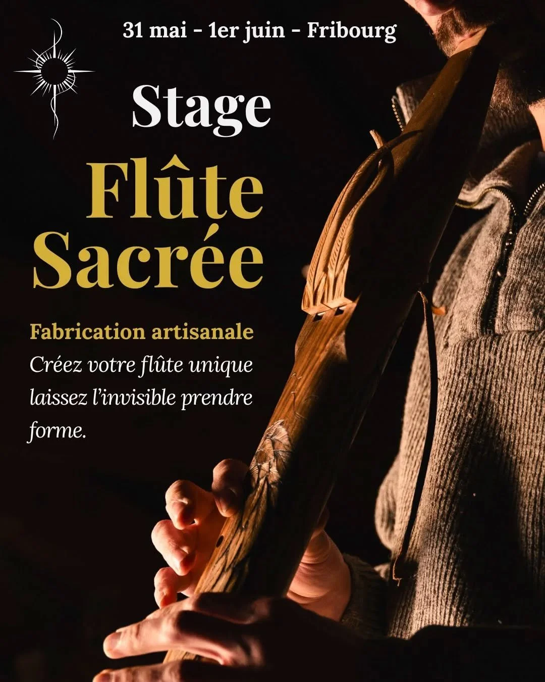Plongez dans un voyage cr&eacute;atif o&ugrave; vos mains deviennent l'outil de transformation. Ramenez &agrave; la vie une part de vous-m&ecirc;me en sculptant votre propre fl&ucirc;te. Chaque geste, chaque souffle, donne naissance &agrave; une &oel