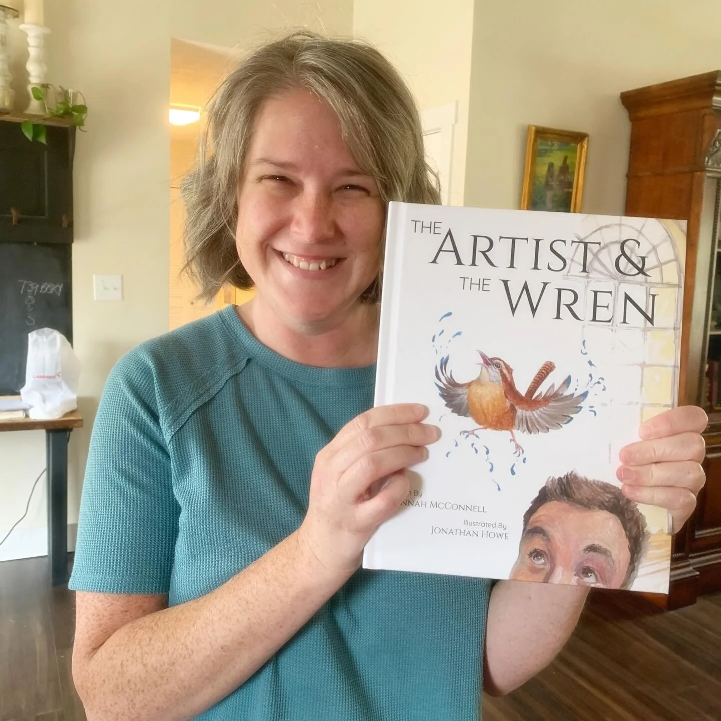 Ignore the fact that I hadn&rsquo;t even showered after work in this photo. I had to share the moment I held, for the first time, my labor of love in PRINT!
Words cannot express how excited I am to have reached this mile marker with The Artist and Th