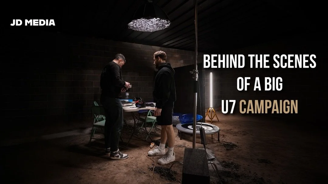 Behind the scenes from a campaign we shot for @u7gym recently.

The idea was to create a &ldquo;secret meeting&rdquo; atmosphere inside the new site, using some dramatic lighting and a two camera setup to keep the focus on the conversation around the