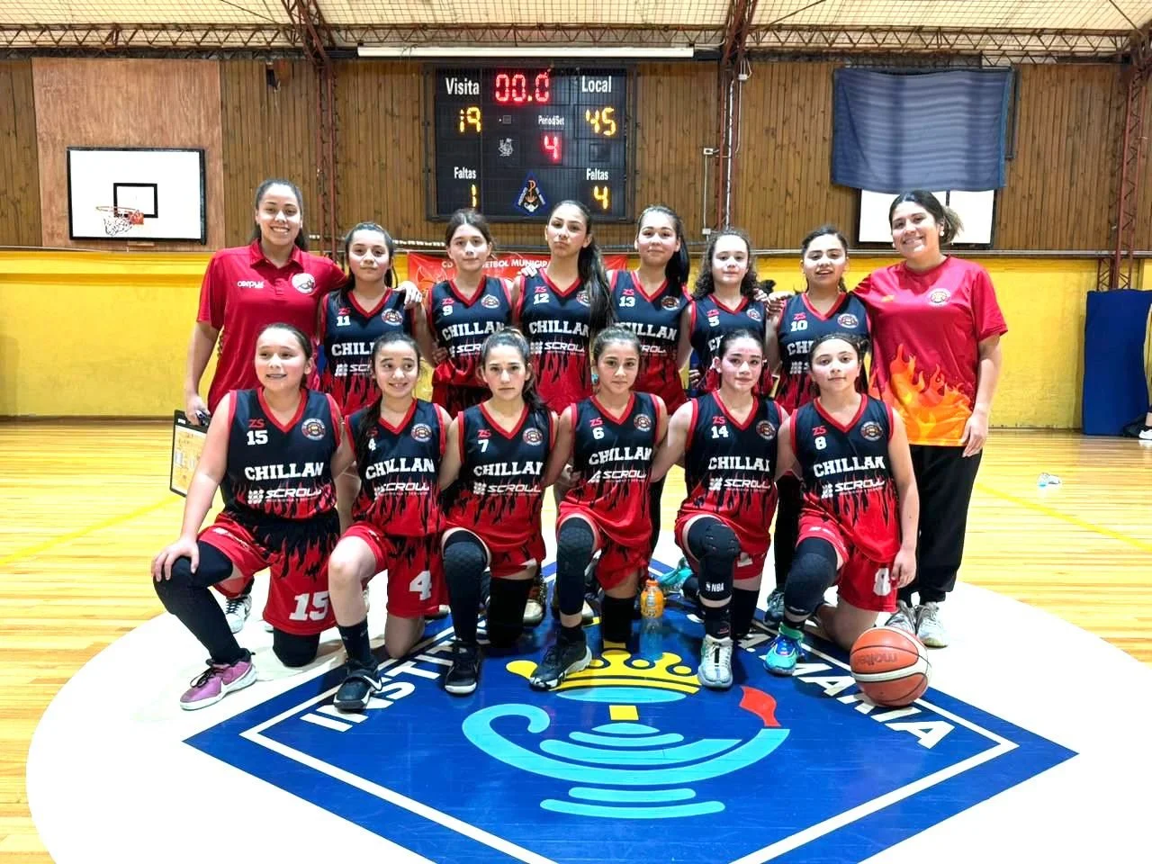 Las “Diablitas” sub-13 de Municipal Chillán ganaron la Liga deBásquetbol Femenina Bío Maule 2024
