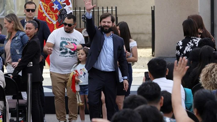 En primera aparición pública tras denuncia: Boric destaca claridad de Vallejo y dice que abogados ya hablaron del caso 