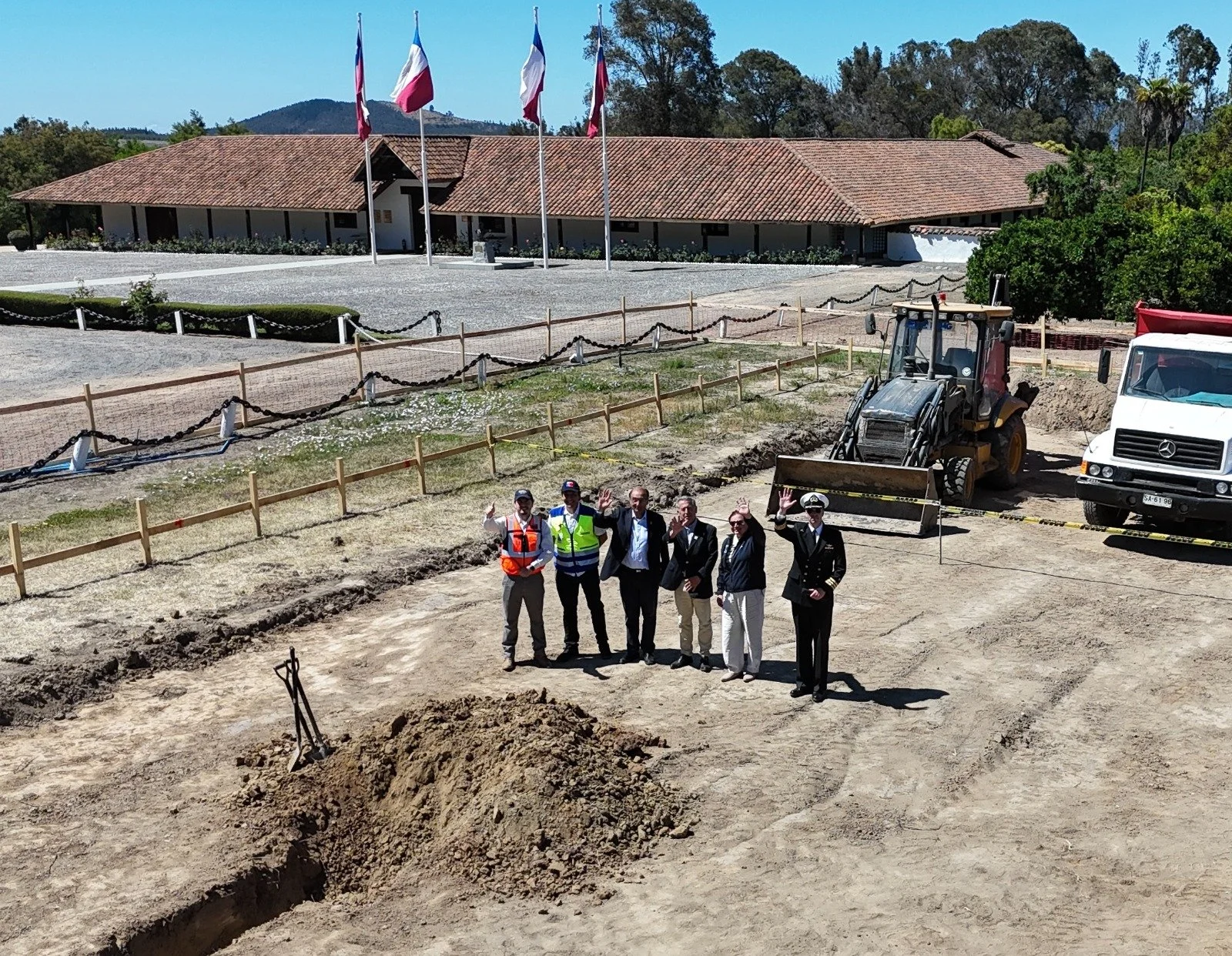 Ñuble fortalece su capacidad aérea con la construcción del nuevo punto de posada para helicópteros en Ninhue