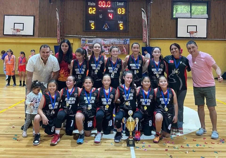 Las “Diablitas” se coronaron campeonas de la Liga FEM Bío-Maule en sub-11 y sub-15