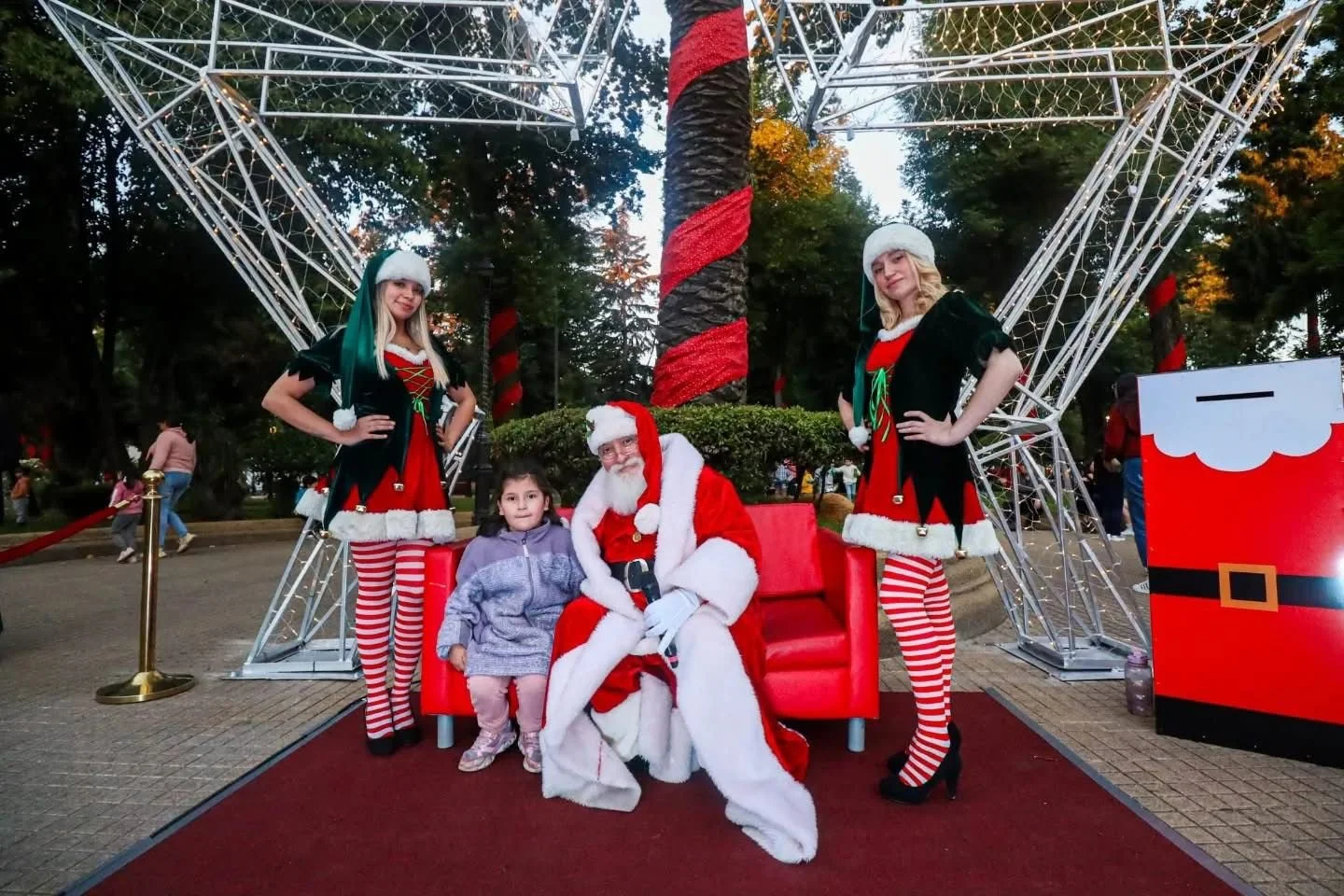 Chillán recibe a Santa Claus en el Rincón de las Artes&nbsp;