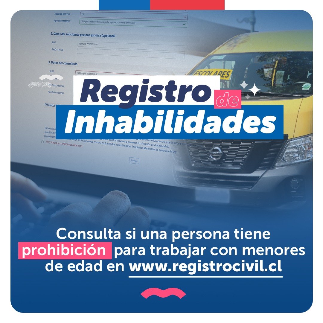 Más de 350 personas inhabilitadas para trabajar con menores de edad en la región de Ñuble