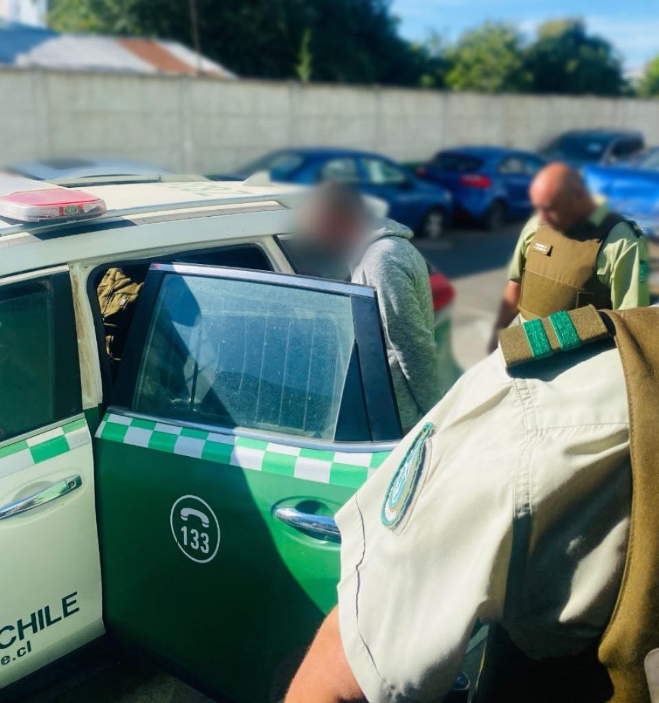 Carabineros detuvo en San Carlos a sujeto que prendió fuego a la casa de su ex pareja