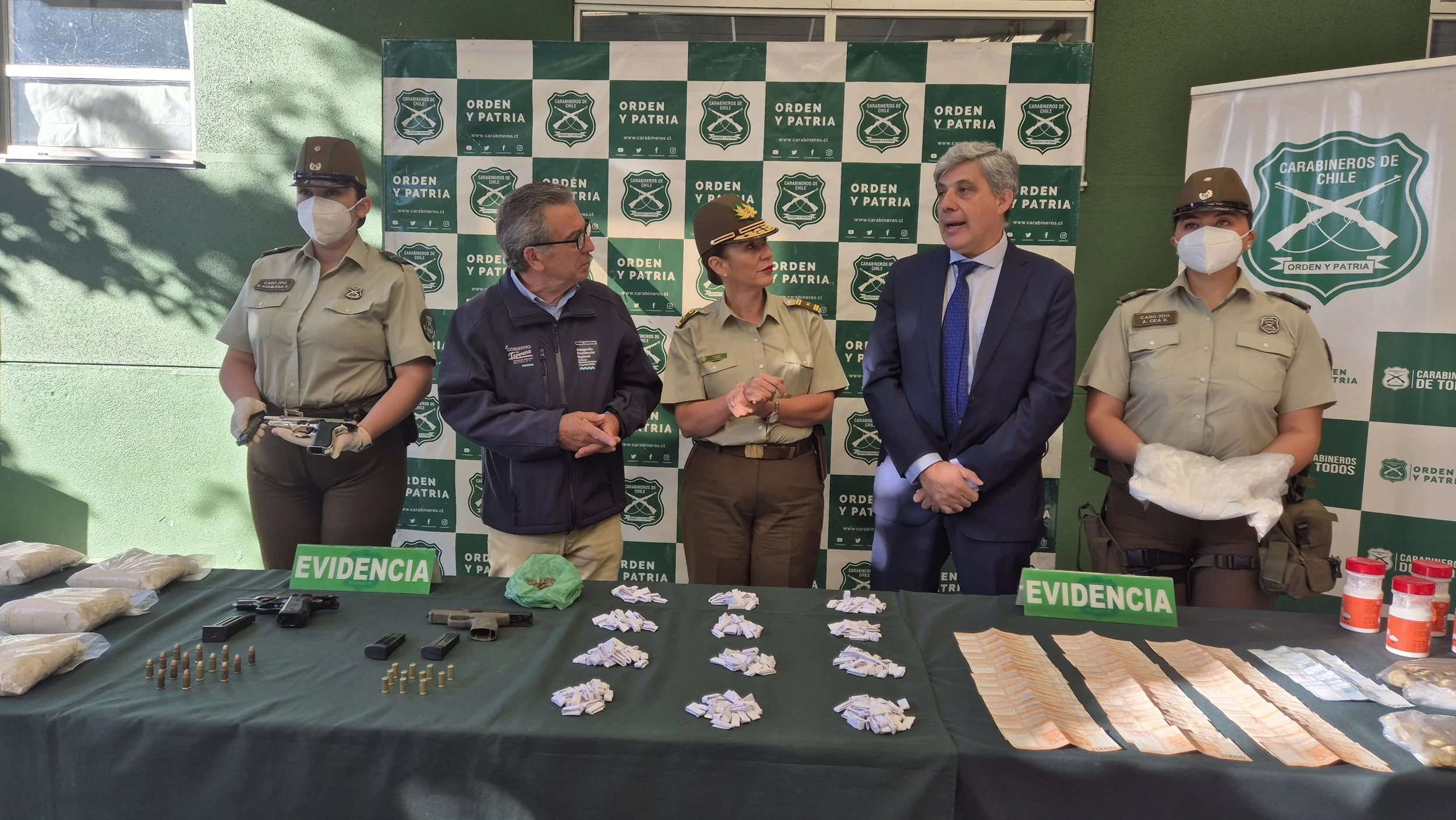Carabineros del OS7 Ñuble desarticuló organización criminal y desbarató laboratorio artesanal de sustancias ilícitas