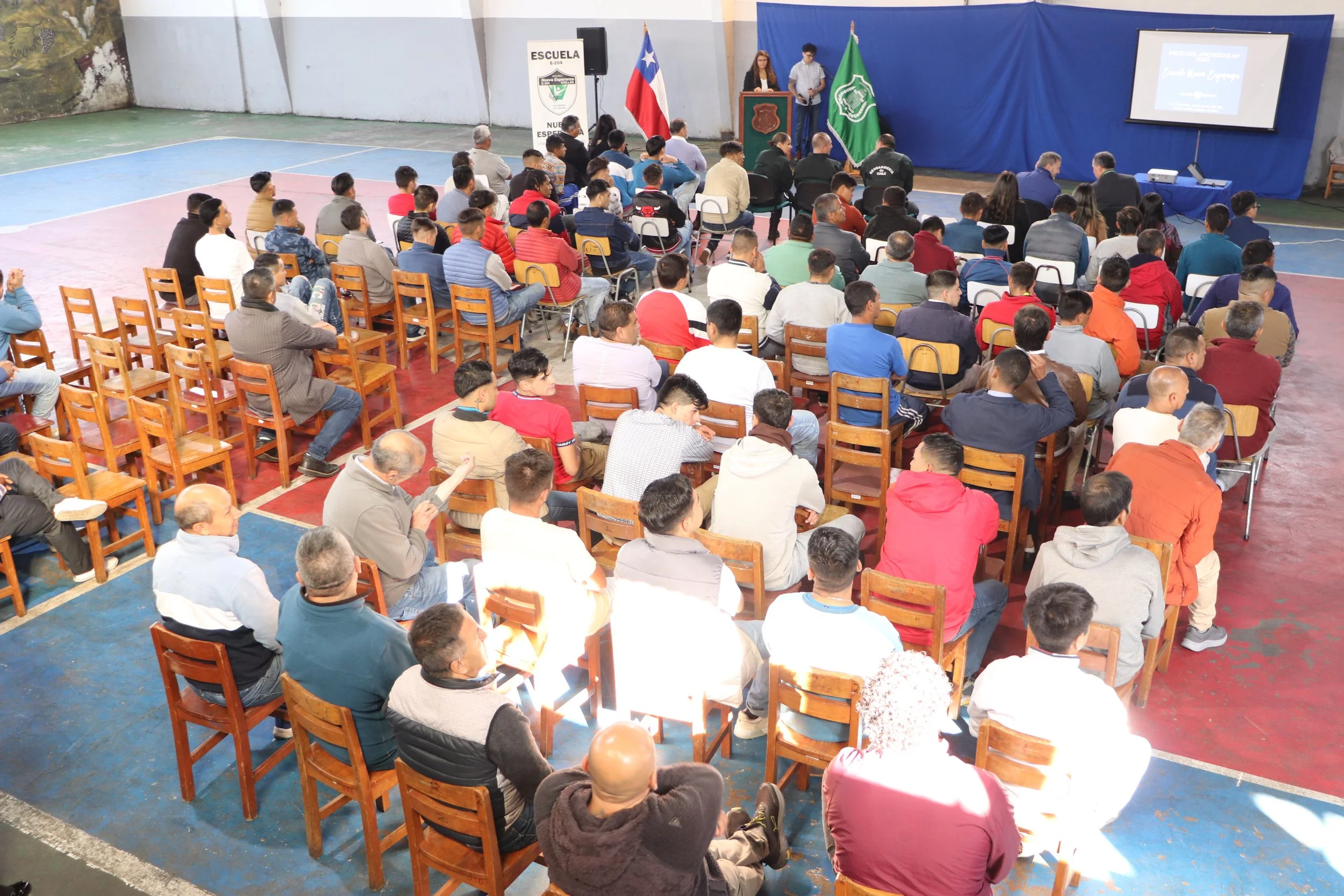ESCUELA PENAL DEL CENTRO PENITENCIARIO DE CHILLÁN INICIÓ AÑO ESCOLAR 2025