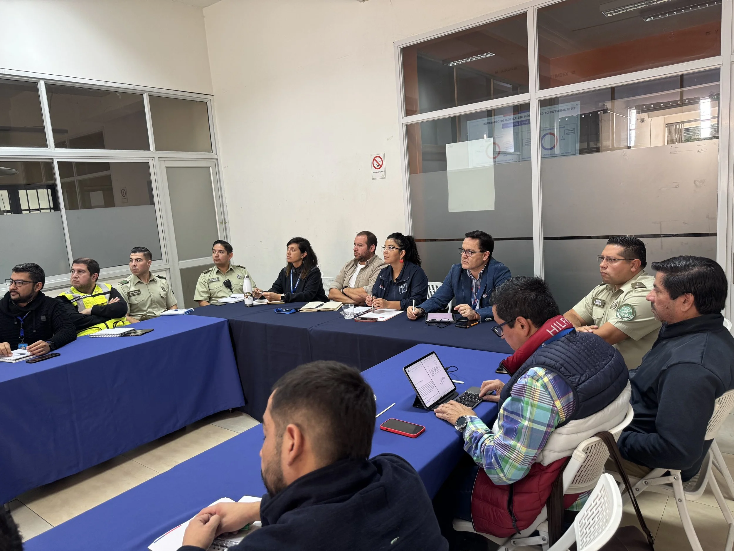 Delegada Hizmeri encabeza COGRID provincial para abordar Plan de Invierno 2025