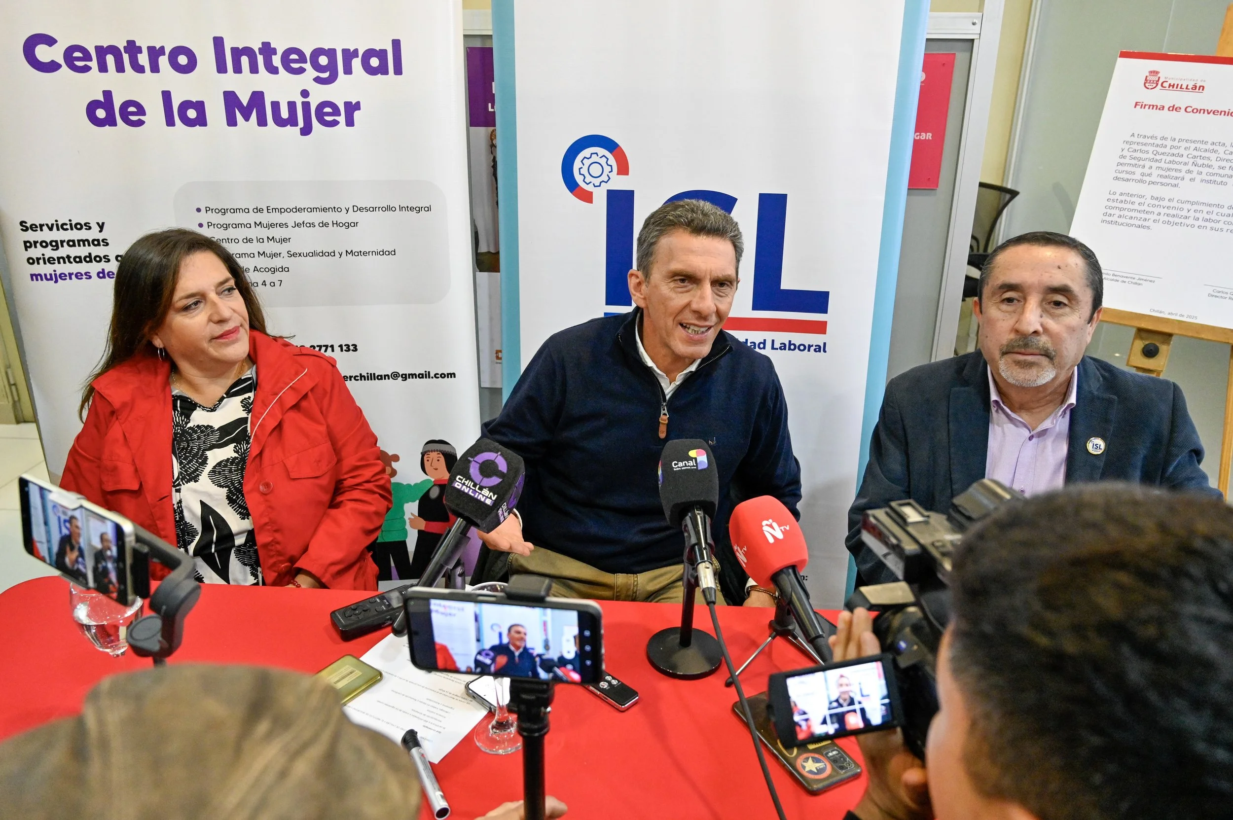 Convenio entre la Municipalidad de Chillán y el ISL permitirá certificar a 400 mujeres