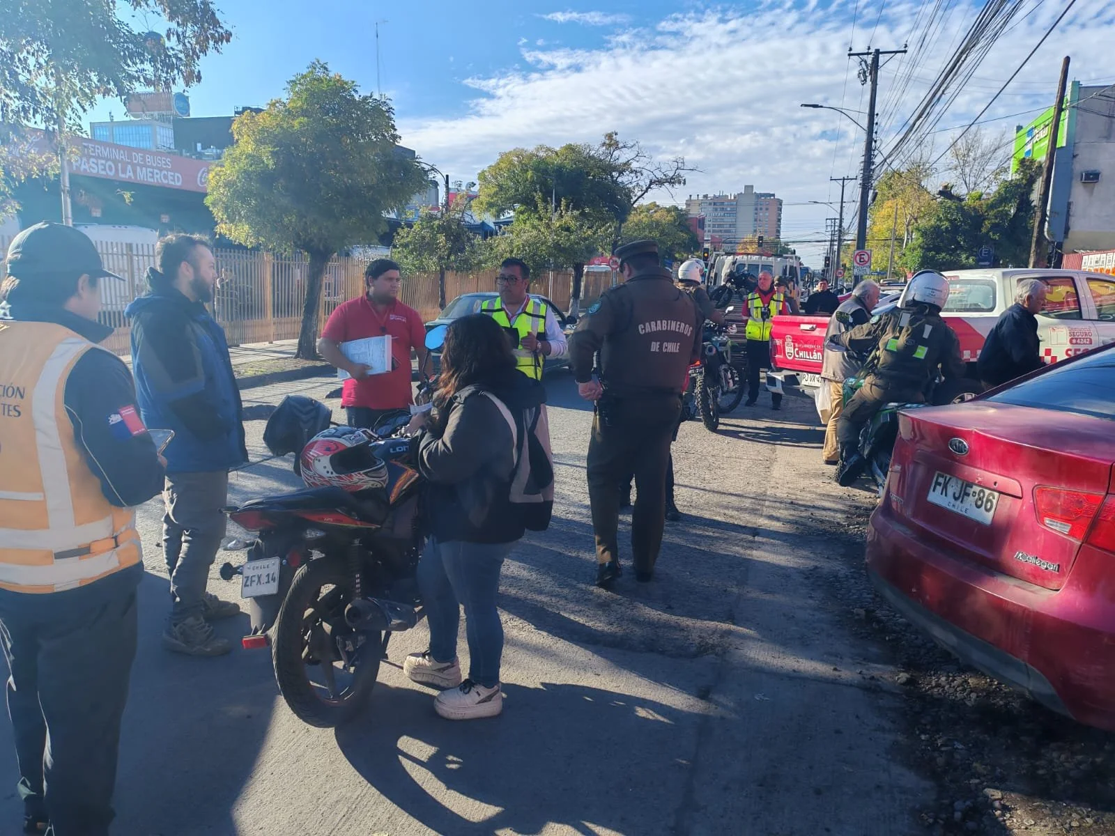 Carabineros retiró 7 motos irregulares en operativo del Plan Intercomunal de Fiscalización