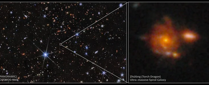 Astrónoma de NOIRLab descubre la galaxia espiral más antigua que se conoce