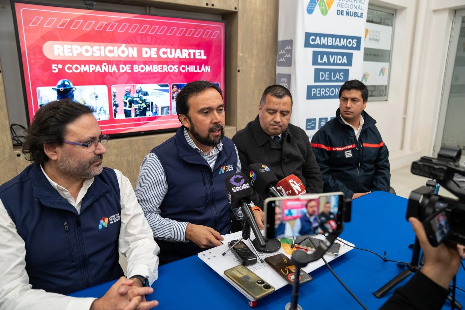 Gobierno Regional inicia licitación para nuevo cuartel de la 5° Compañía de Bomberos de Chillán