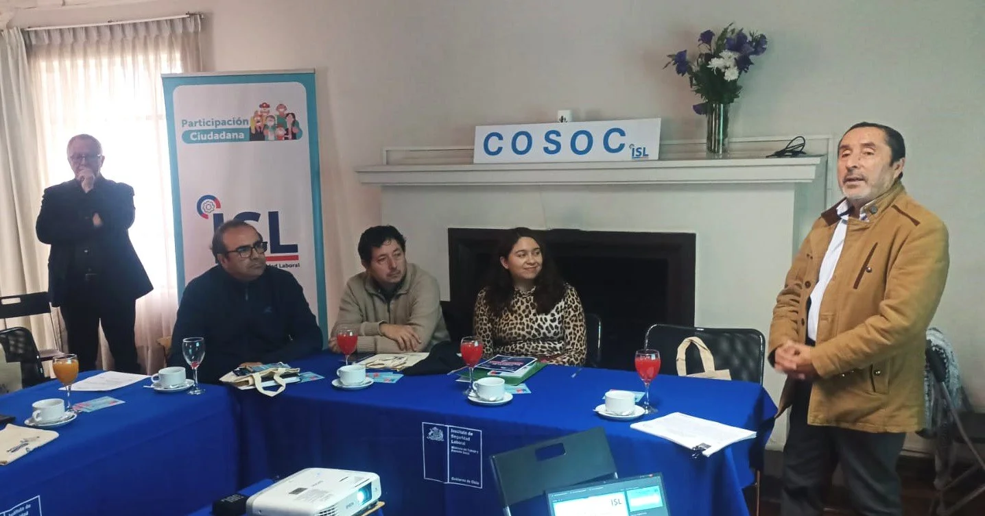 Colegio de Periodistas se suma de manera activa al Cosoc delInstituto de Seguridad Laboral Ñuble