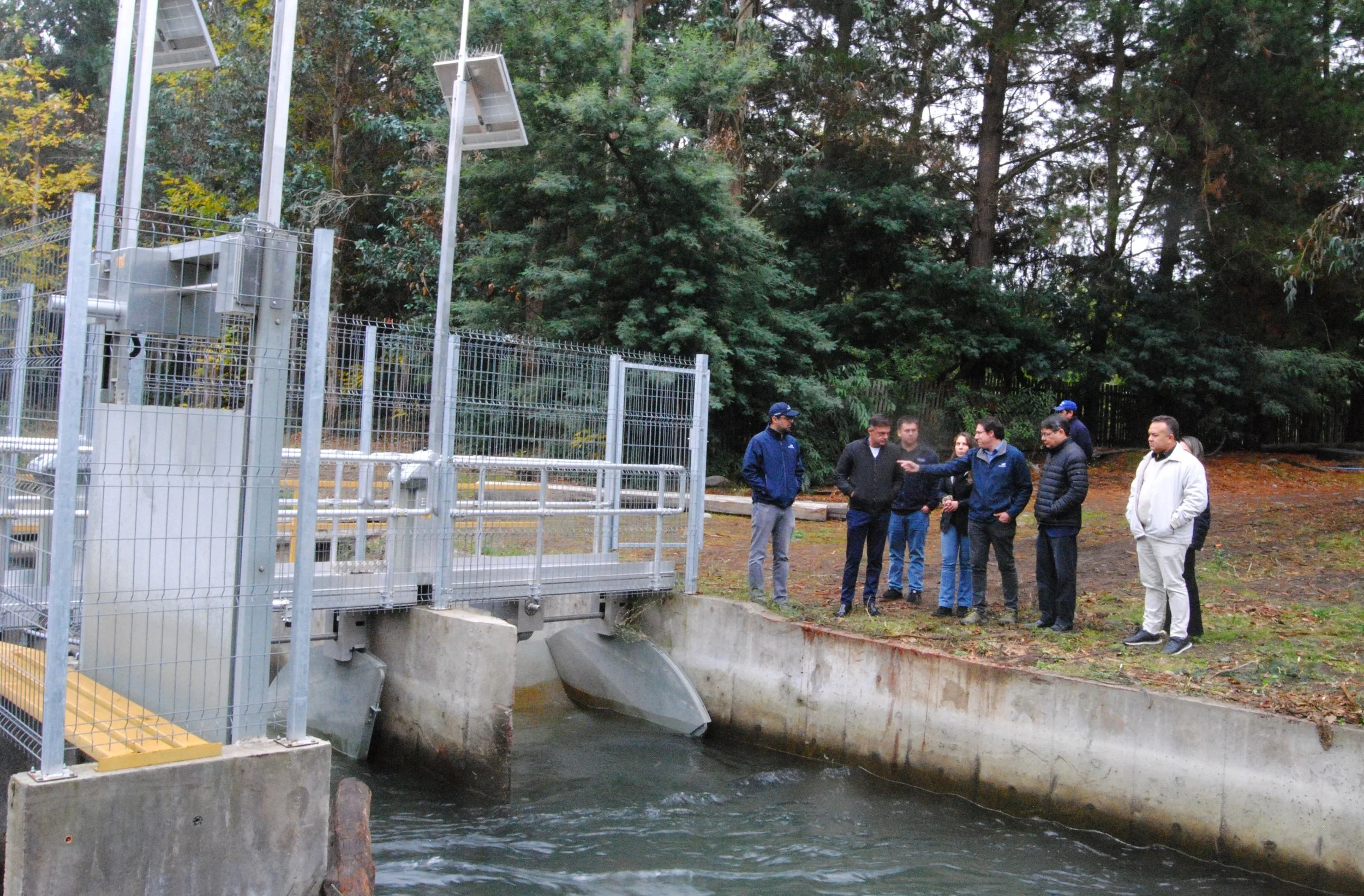 Junta de Vigilancia del Río Ñuble recibe a autoridades hídricas yagrícolas de Brasil para compartir experiencia en gestión del agua