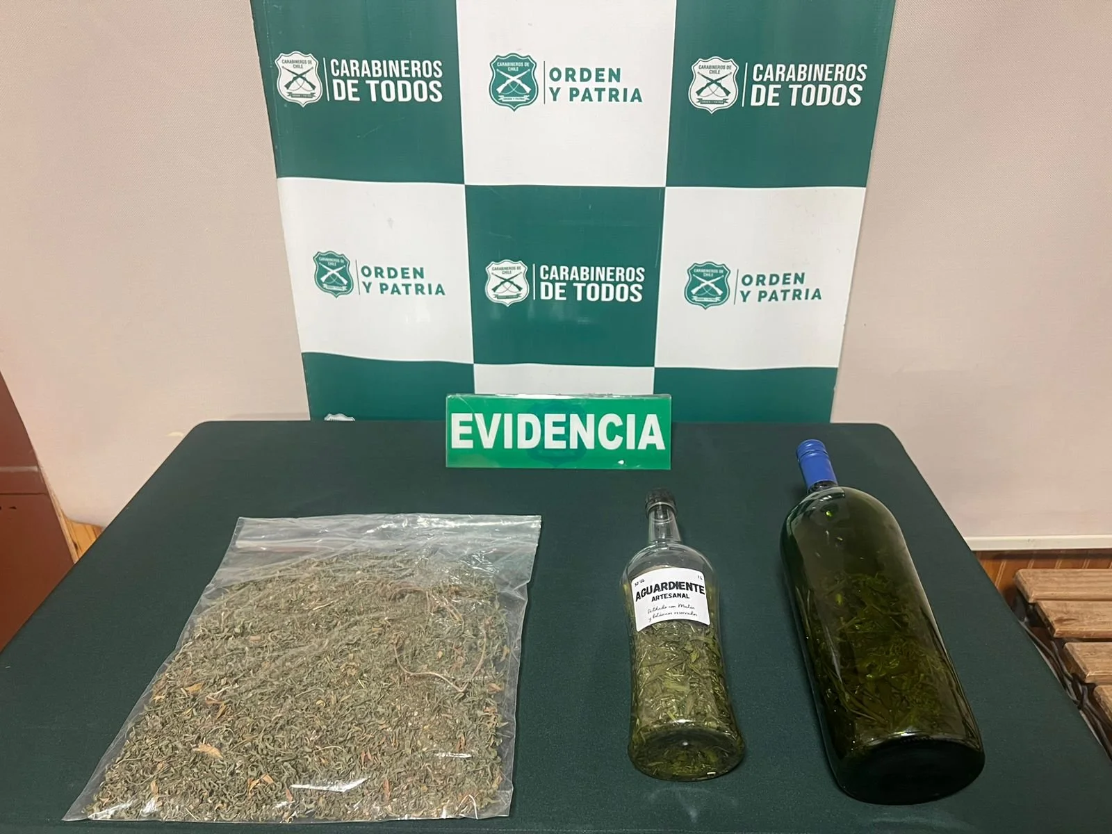 Carabineros del OS7 Ñuble detuvo en Quillón a mujer con dosis de droga y plantas de cannabis