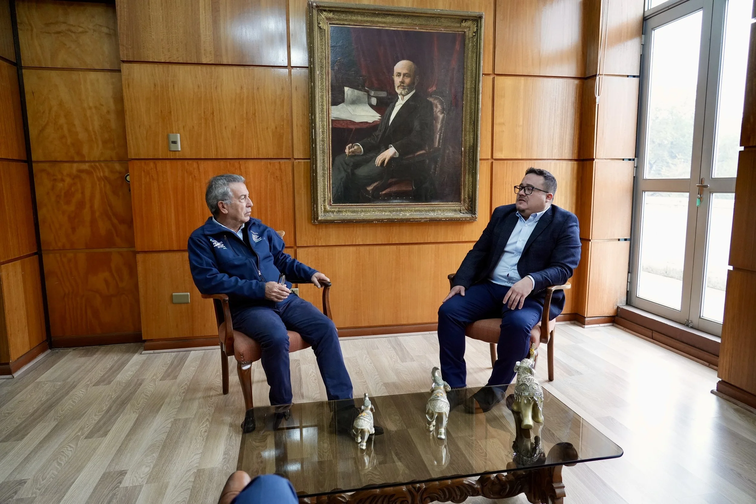 Delegado Rodrigo García presenta a nuevo Seremi de Educación de Ñuble, Ricardo Mejías Casanova