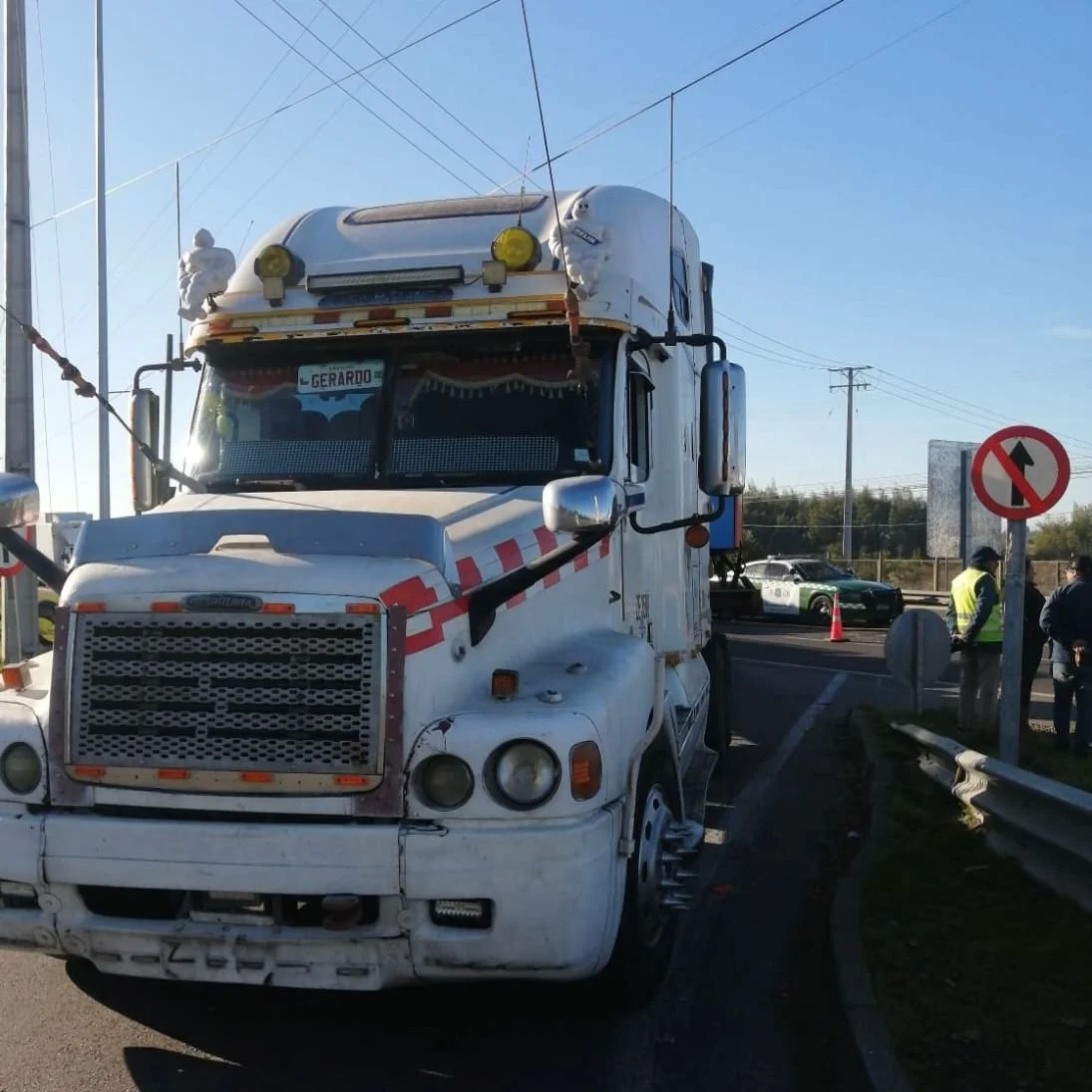 Colisión en Ruta 5 Sur deja una persona lesionada en Chillán Viejo