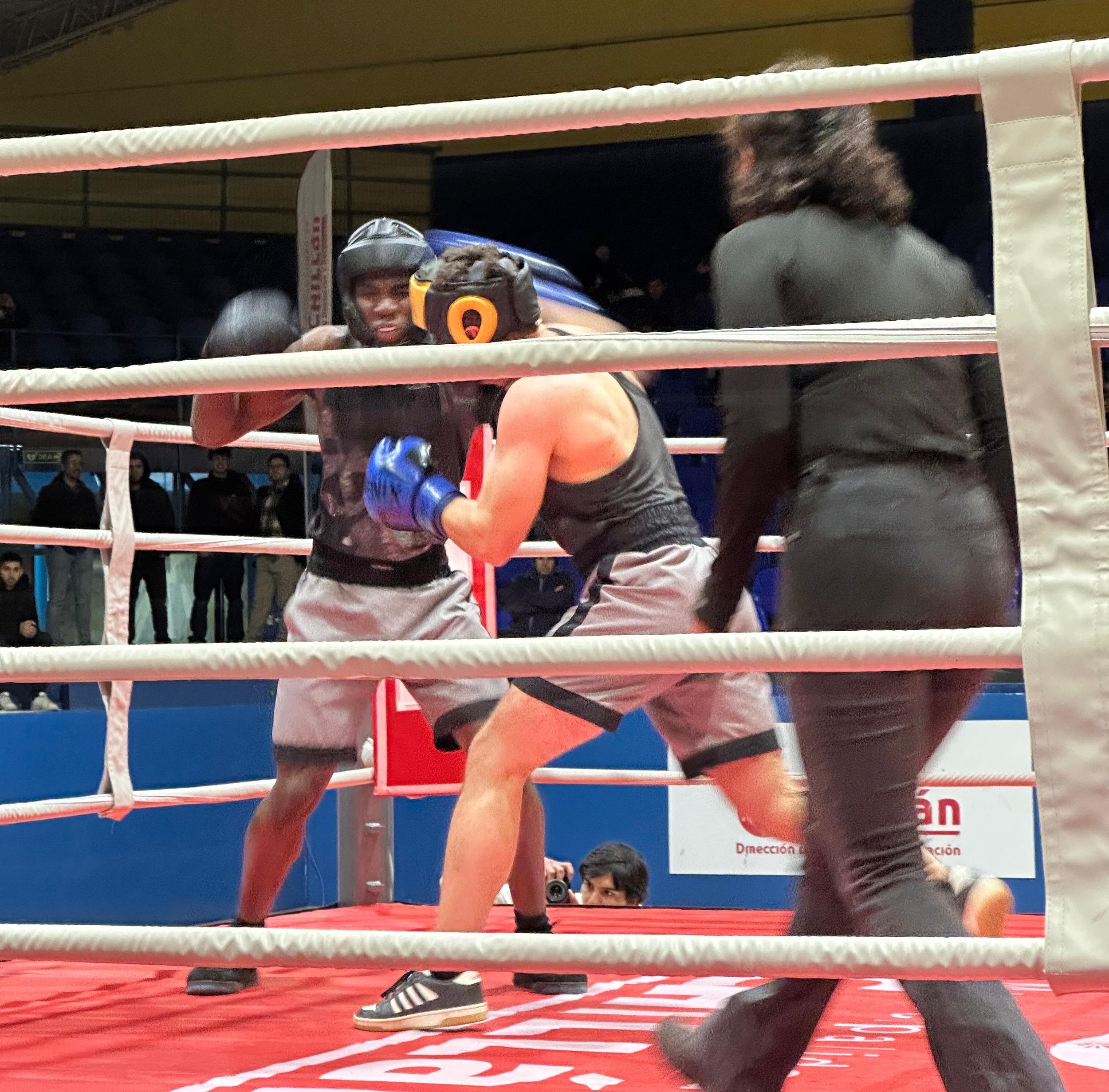 Boxeadores locales dejaron todo en el ring y sacaron aplausos en la Casa del Deporte